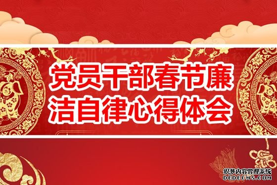 党员干部春节廉洁自律心得体会