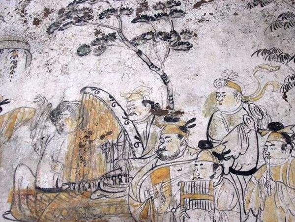 大型壁画最为华美绚丽的一种图式—韩休墓乐舞图赏析