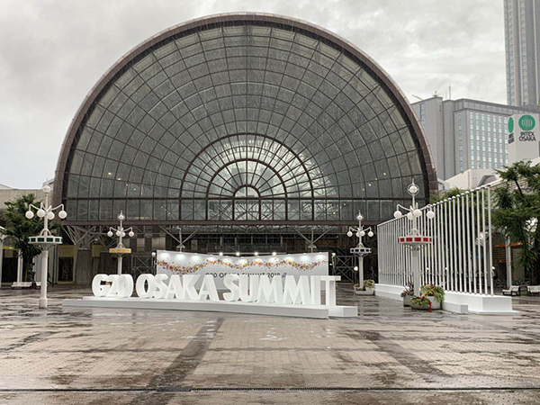 大阪G20峰会会场的详情细节:大阪G20一定程度上带动日本国内经济