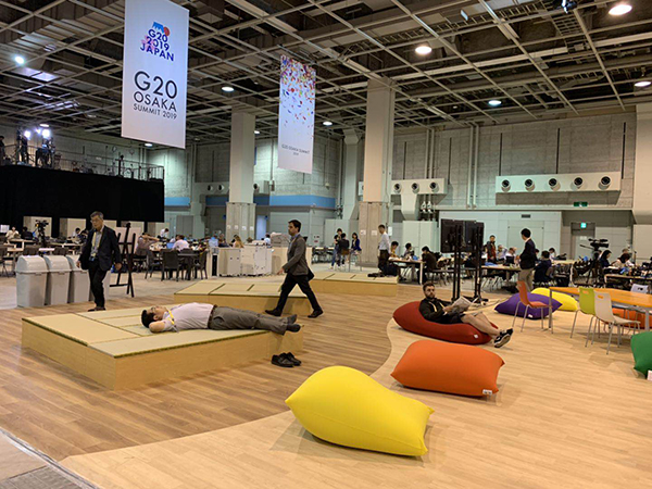 大阪G20峰会会场的详情细节:大阪G20一定程度上带动日本国内经济