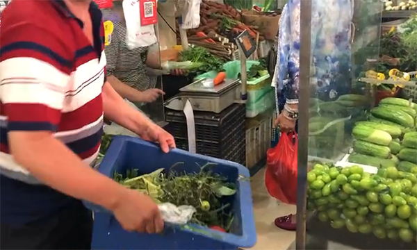 湿垃圾处理器,每天可以处理500多千克的果蔬类垃圾