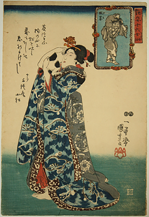 浮世绘画师歌川国芳:自画像也洋溢着爱猫之情