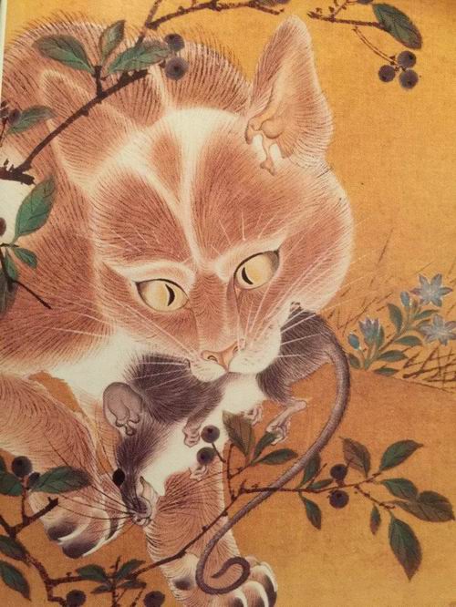 浮世绘画师歌川国芳:自画像也洋溢着爱猫之情