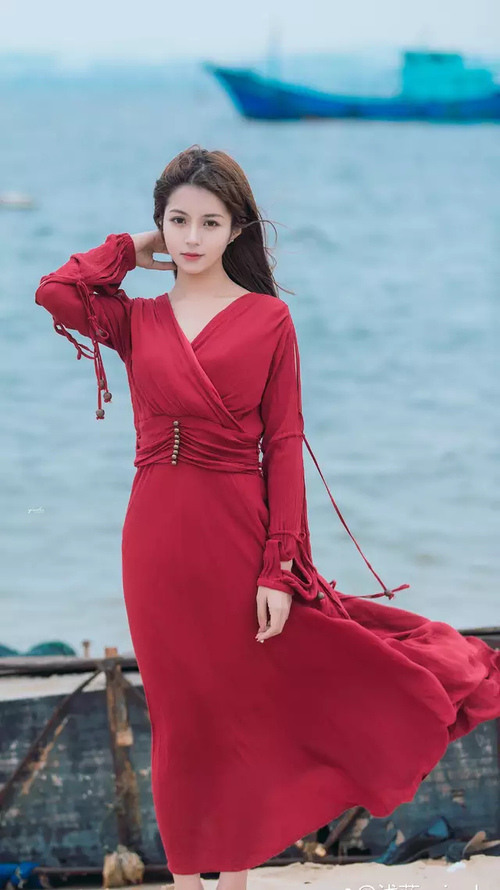 暮色中的美女|没有狂嚣唯有安静